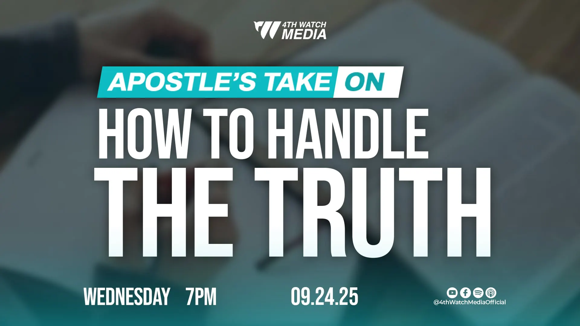 How to Handle the Truth | September 24, 2025
